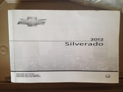 2012 chevy silverado owners manual