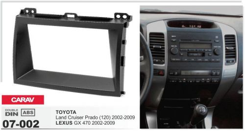 Carav 07-002 car radio frace fascia panel frame for lexus gx (470) toyota 2-din