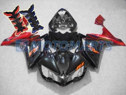 Free tank pad! injection fairing body kit for yamaha yzf 1000 r1 2007 2008 ag