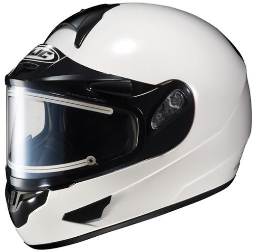 Hjc cl-16 white snow helmet electric shield cl16 size small