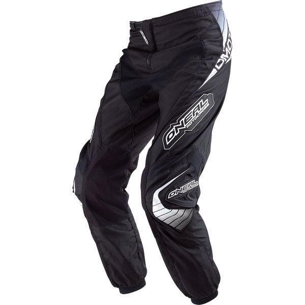 Black/white w30 o'neal racing element pants 2013 model