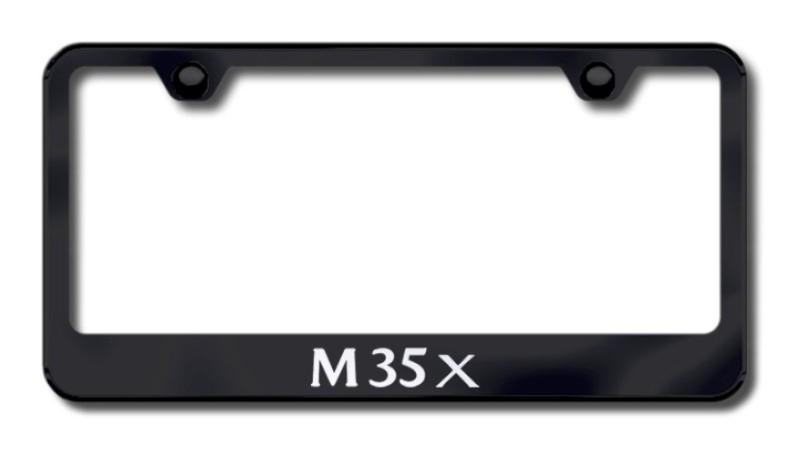 Infiniti ex35 laser etched license plate frame-black lf.m35x.eb made in usa gen