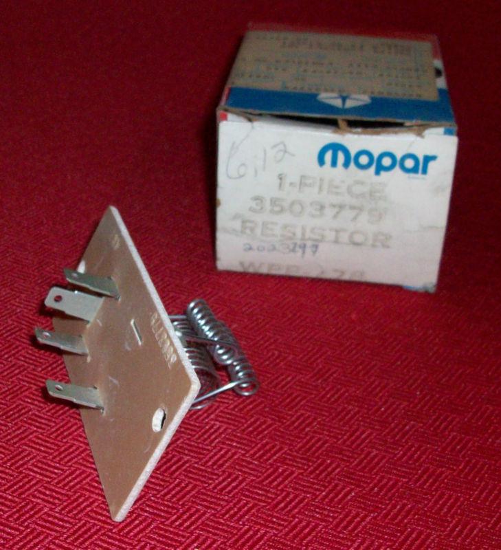 Mopar resistor a/c motor w/ atc #3503779 ---1975-1977