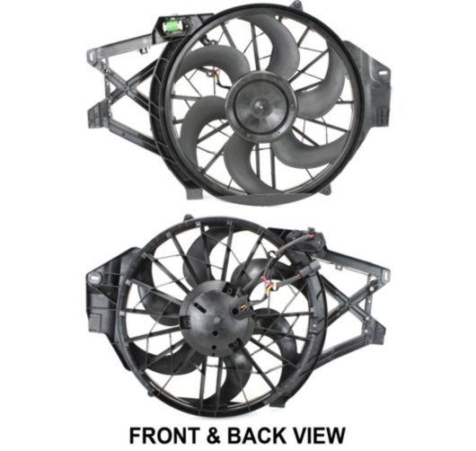 01-04 ford mustang 4.6l radiator cooling fan assembly