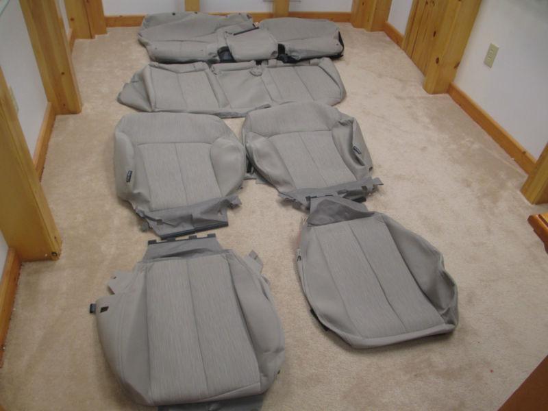 New! factory stock 2013 subaru outback seat covers (oem) new car take off 