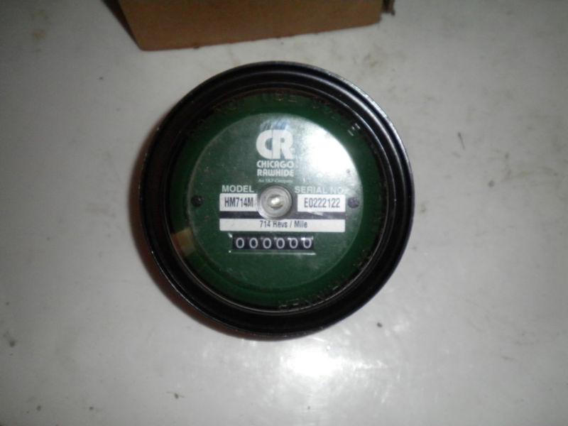 Hubodometer - new / old stock  - part # hm 714 - cr / chicago rawhide