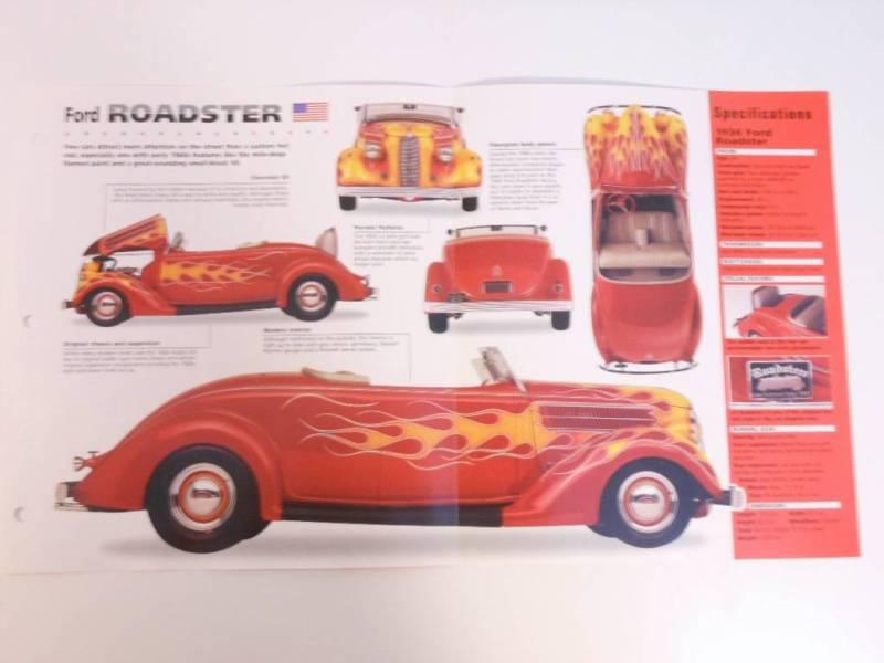 1936 ford roadster imp brochure exc cond hot rods street machines group 8 #28