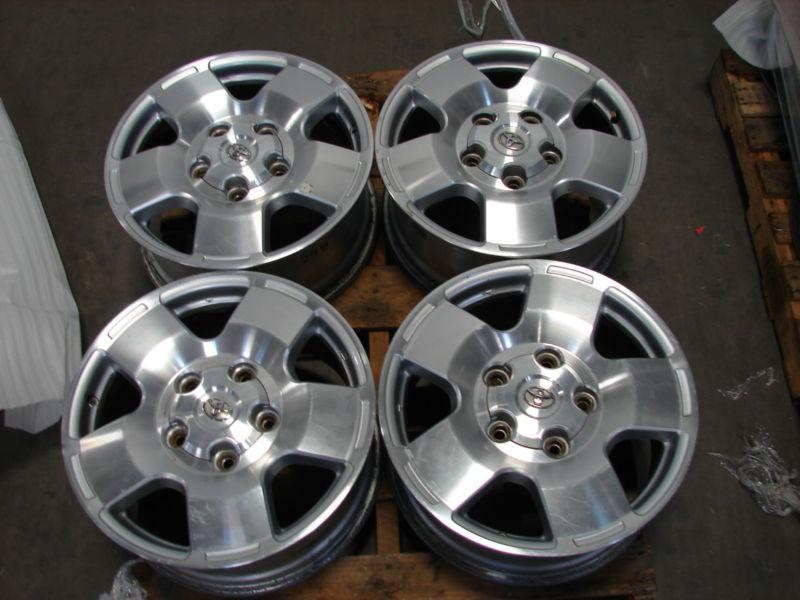 4- 18" toyota tundra trd sequoia 5 spoke factory wheels rims 69516