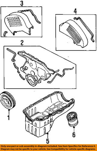 Mitsubishi oem md199562 engine oil pan-oil pan