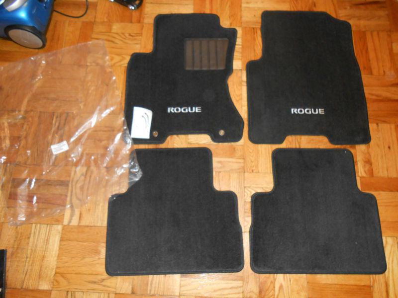 Find 2008 2012 Nissan Rogue Carpet Floor Mats Set Of 4 Black
