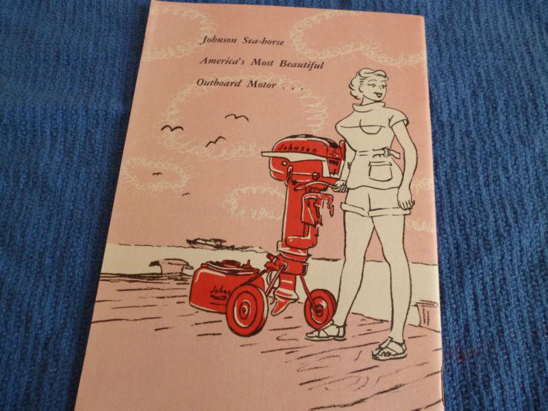 Vintage, johnson motors ladies handbook, johnson motors in waukegan illinois. 