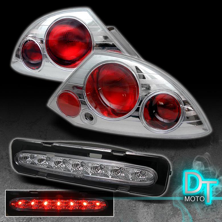 00-02 mit. eclipse clear altezza tail lights +full led 3rd brake lamp left+right