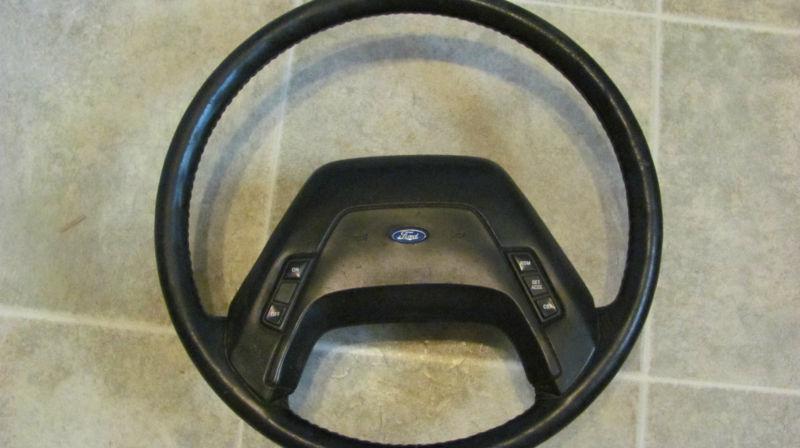 1984-1992 ford f150 f250, bronco original leather steering wheel cruise control