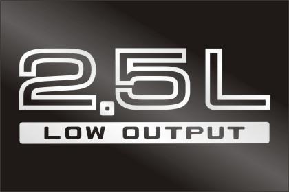 2.5l low output stickers decals fit jeep wrangler