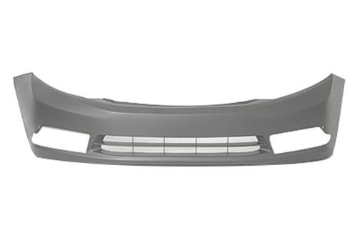 Replace ho1000281c - 2012 honda civic front bumper cover factory oe style