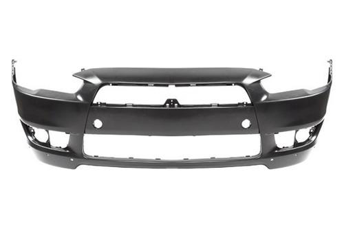 Replace mi1000319pp - 2008 mitsubishi lancer front bumper cover factory oe style
