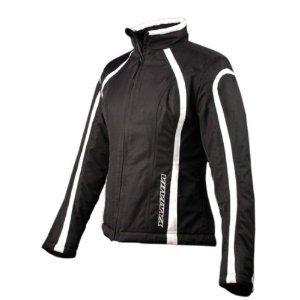 Yamaha women's jett black waterproof motorcycle jacket size 12