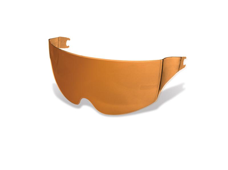 Bell revolver evo hi-def persimmon orange inner sun shield visor