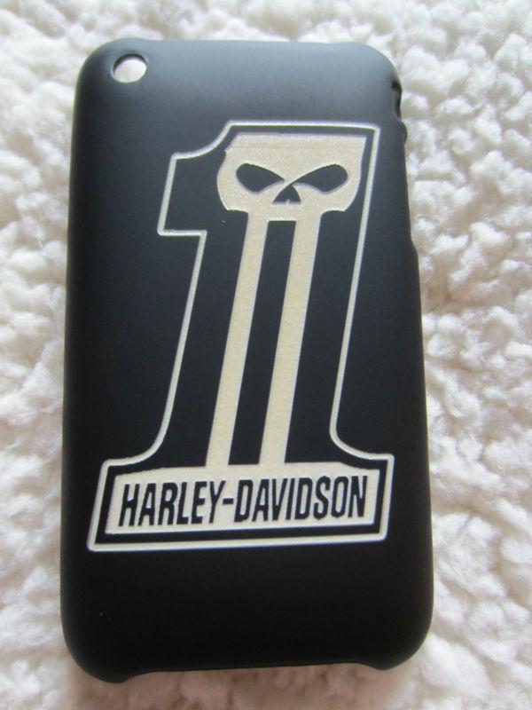 Harley davidson iphone cover / skin for 3g & 3gs willie g skull~ # 1 design