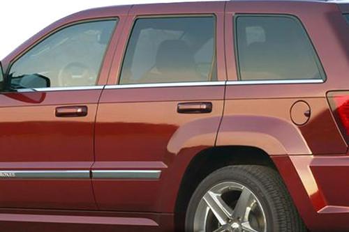 Ses trims ti-ws-114 05-09 jeep grand cherokee window sills suv chrome trim
