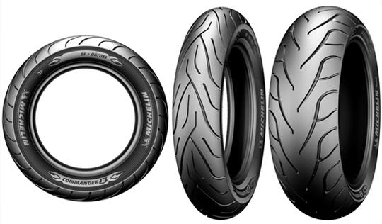 Michelin commander ii 130/80b17 & 180/65b16 tires 09-13 harley-davidson flh/flt