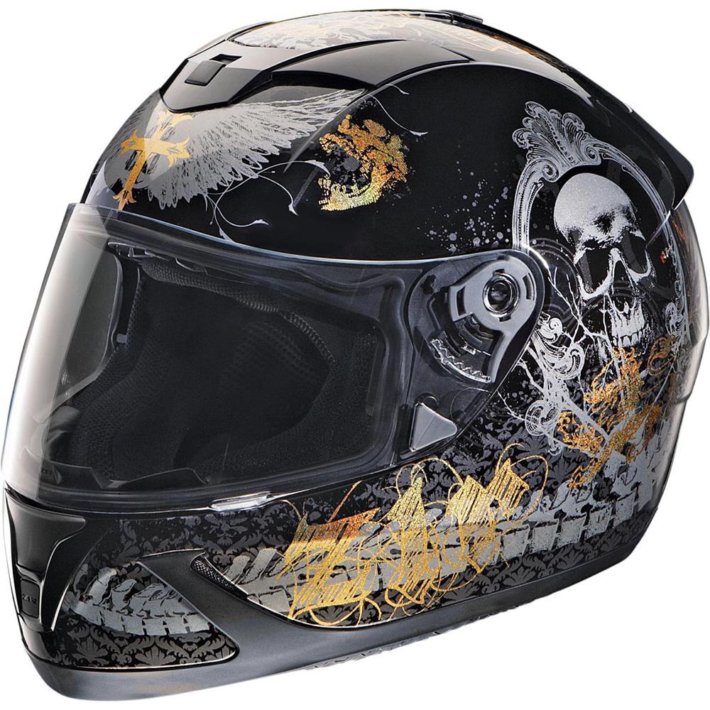 Z1r jackal pandora black helmet 2013 motorcycle full face