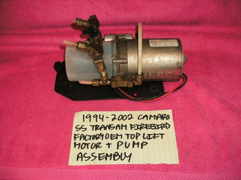 1994-2002 camaro ss trans am firebird factory gm conv top lift motor pump assemb