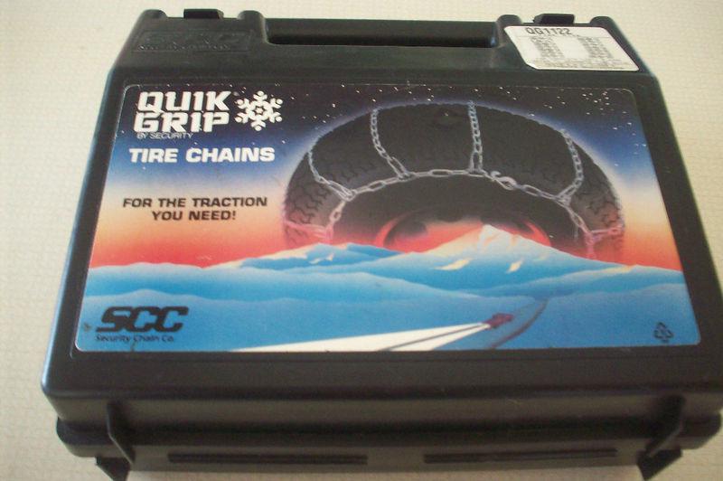 Scc security  quik grip tire chains qg1122 link chain  - free shipping !!!!!