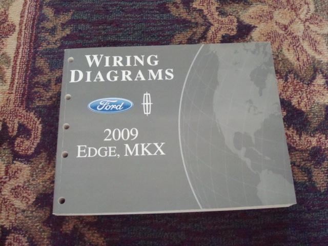 2009 lincoln mkx/ford edge service shop repair electrical/wiring diagrams manual