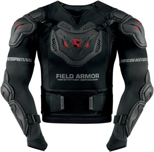 *fast shipping* 2013 icon field armor stryker rig (black) motorcycle armor