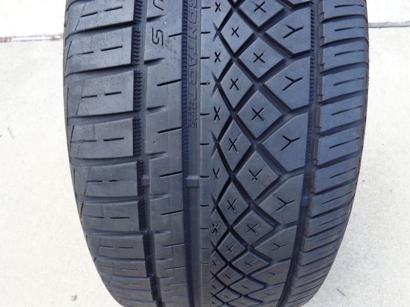 2) 18" tires 245/40/zr18 93y continental extreme contact ref# 261-b