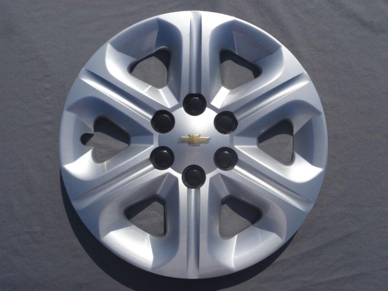 2009-2013 chevy traverse hubcap wheel cover 17" oem 9597564 #h13-b092