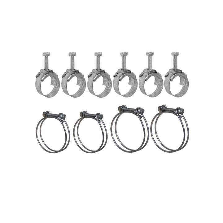 65-70 mustang v8 & 69-73 250 wire style hose clamp kit
