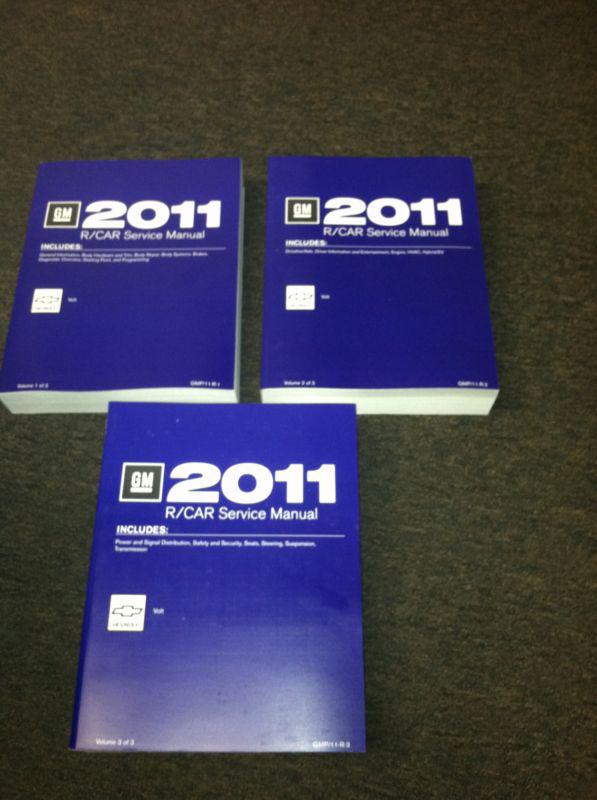 2011 chevrolet volt service repair manual set brand new