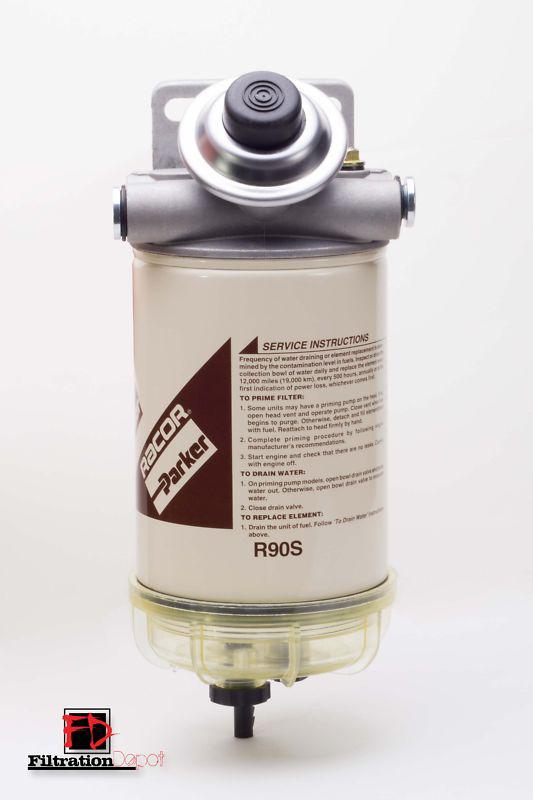 New diesel fuel filter water separator equivalent to racor 490rs 490r 2 micron