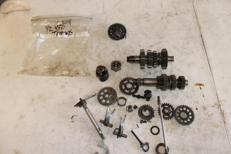 2004 yz 450 yz450 complete transmission trans. gears drum 03 04 05