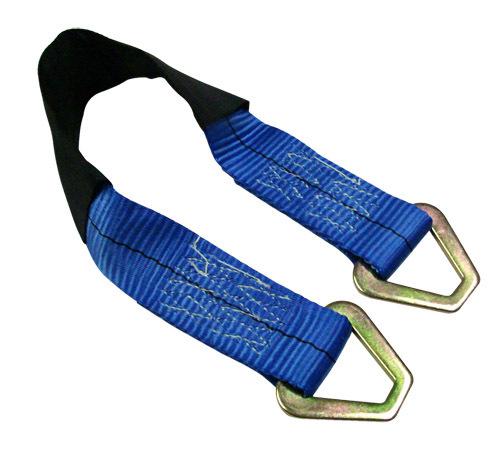 Axle straps with abrasive sleeve 2" x 24" 10000 lbs. off road ( 2 pieces )