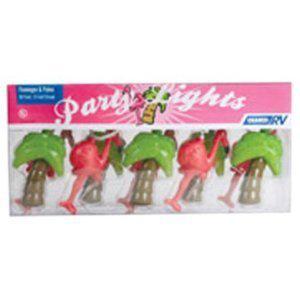 Camco 42662 rv flamingos and palm tree party light awning lite camper new