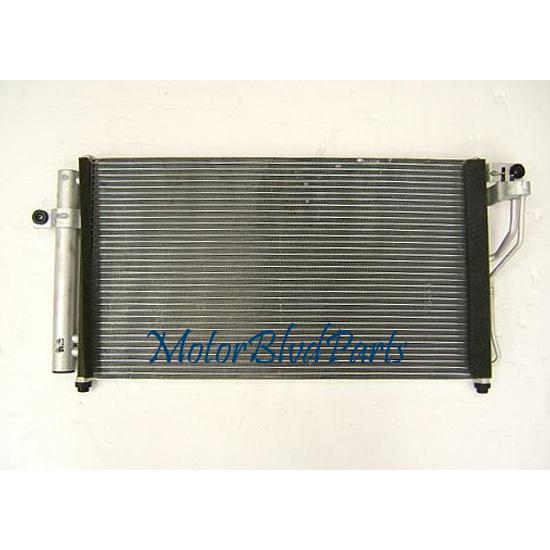 Fit 06-10 accent sedan/hatchback replacement air conditioner a/c ac condenser