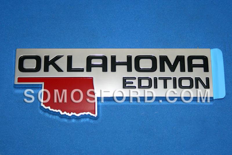 New new oem oklahoma edition emblem ford expedition f150 f250 f350 f450 f550
