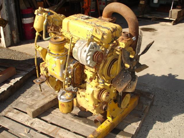 3-53n rc detroit diesel running take out engine , w/ engine mt. hydraulic pump