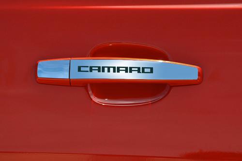 Acc 102082 10-13 chevy camaro door handle plate polished car chrome trim