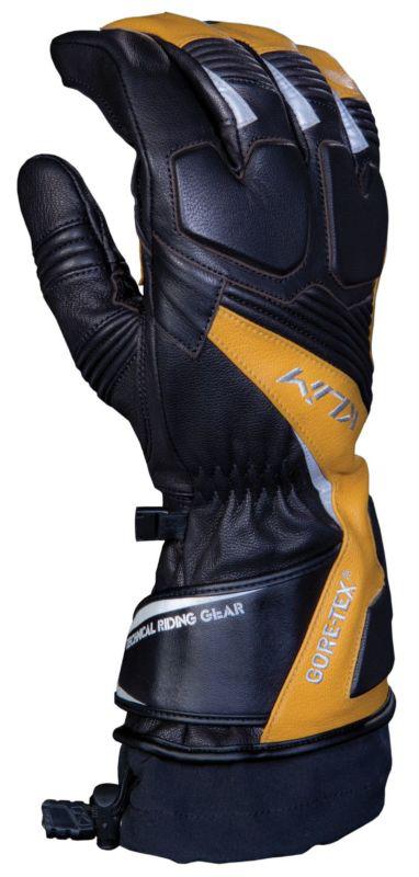 2013 klim men's elite snowmobile leather gore tex glove black 3xl