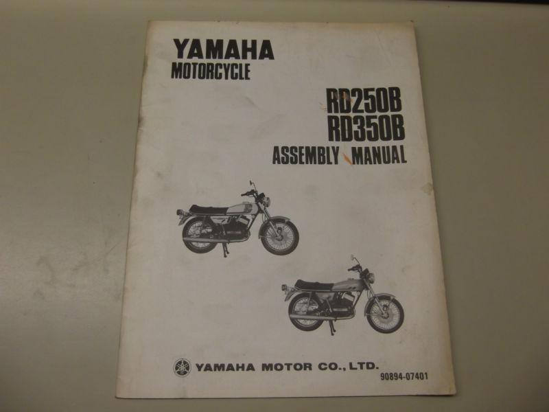 Yamaha rd250b - rd350b assembly manual yamaha motor co.,ltd