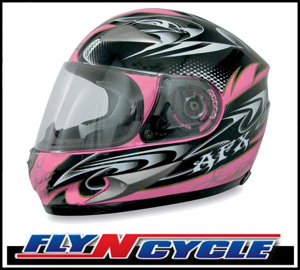 Afx fx-90 pink w-dare xl full face motorcycle helmet dot ece