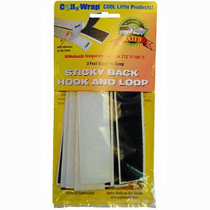 Coil n' wrap sticky back hook and loop, hi-temp, 6/pk 006-71