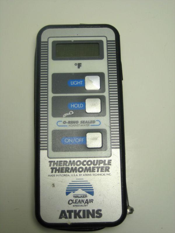 Used atkins walker manufacturing clean air thermocouple thermometer 