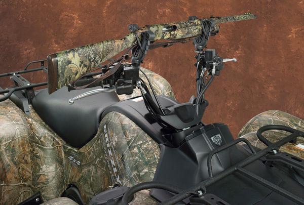 New moose atv v-grip single handlebar gun bow rack