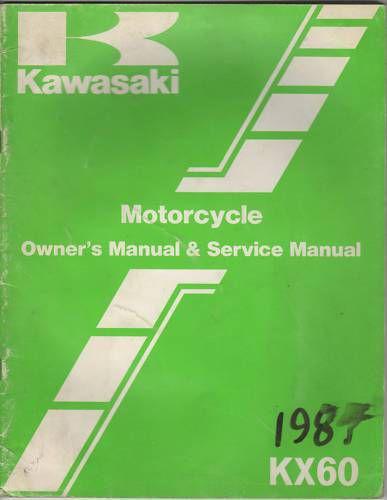 1984 kawasaki motorcycle kx60  service manual 