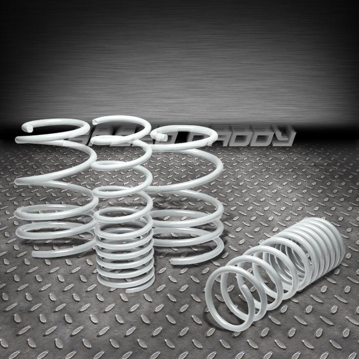 1.25"drop suspension lowering springs/spring 09-13 honda fit jazz ge8 l15a white